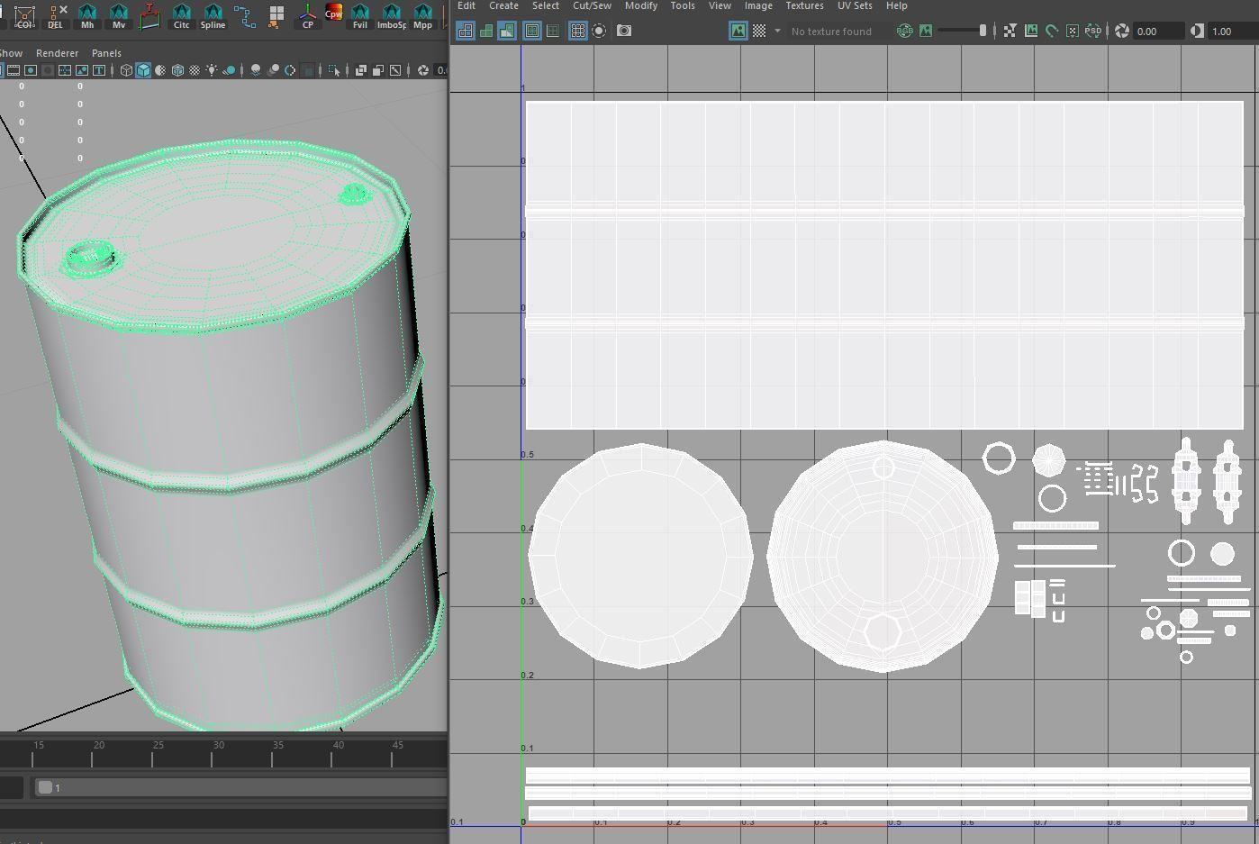 208 Oil Barrel 3D model_8