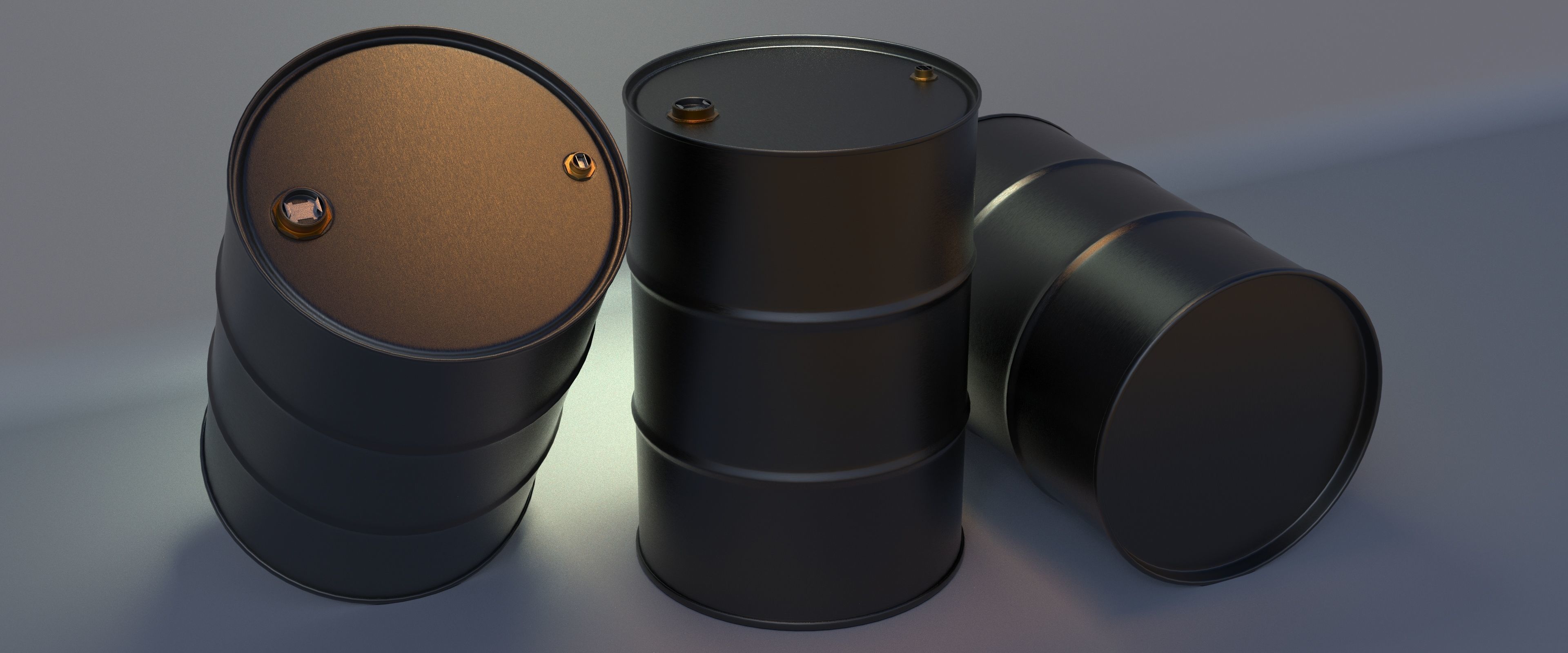 208 Oil Barrel 3D model_3