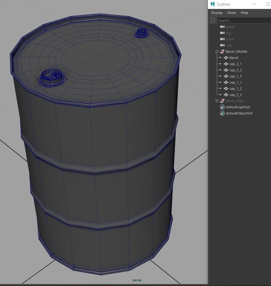 208 Oil Barrel 3D model_6