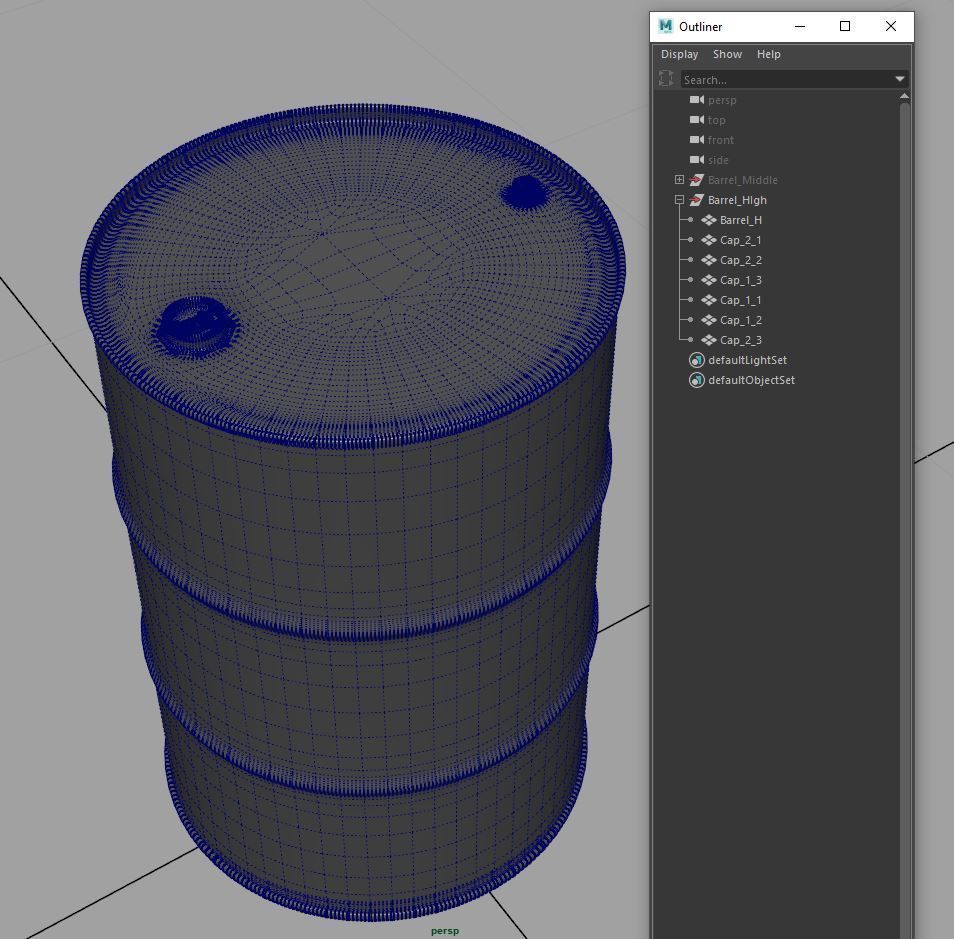 208 Oil Barrel 3D model_7