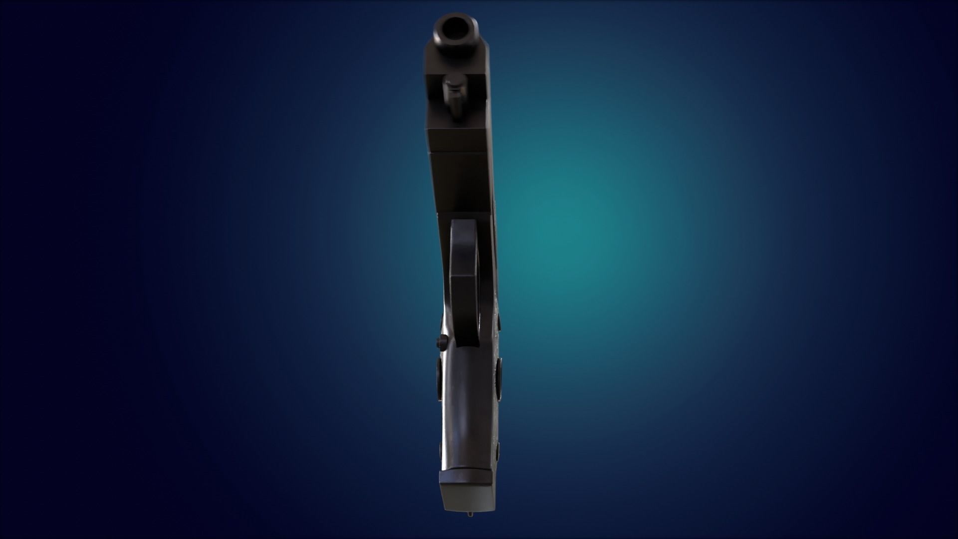 Beretta M9 Pistol 3D model_12