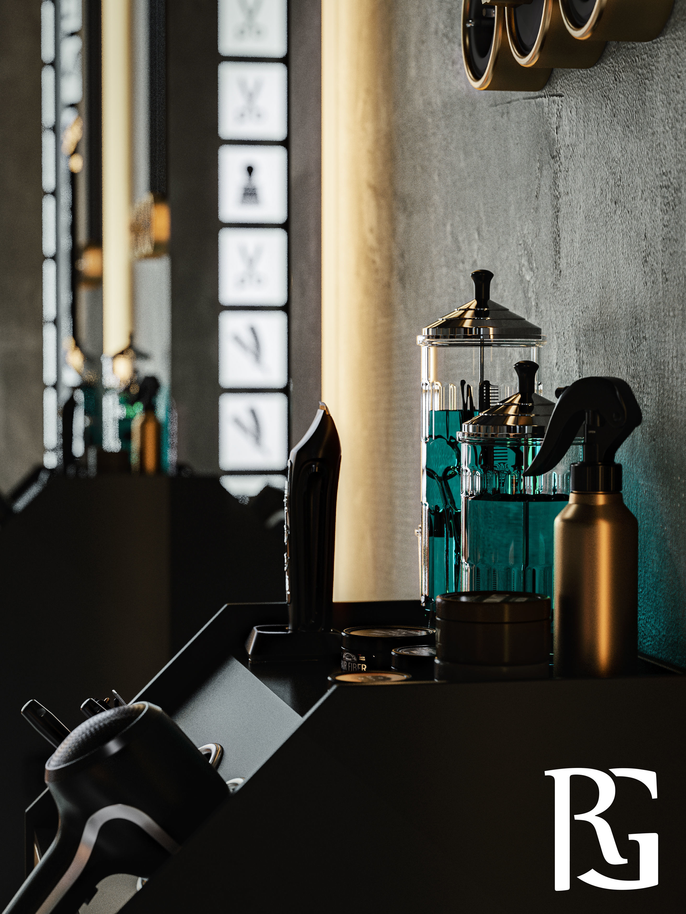 BARBER SHOP 1 3D model_11