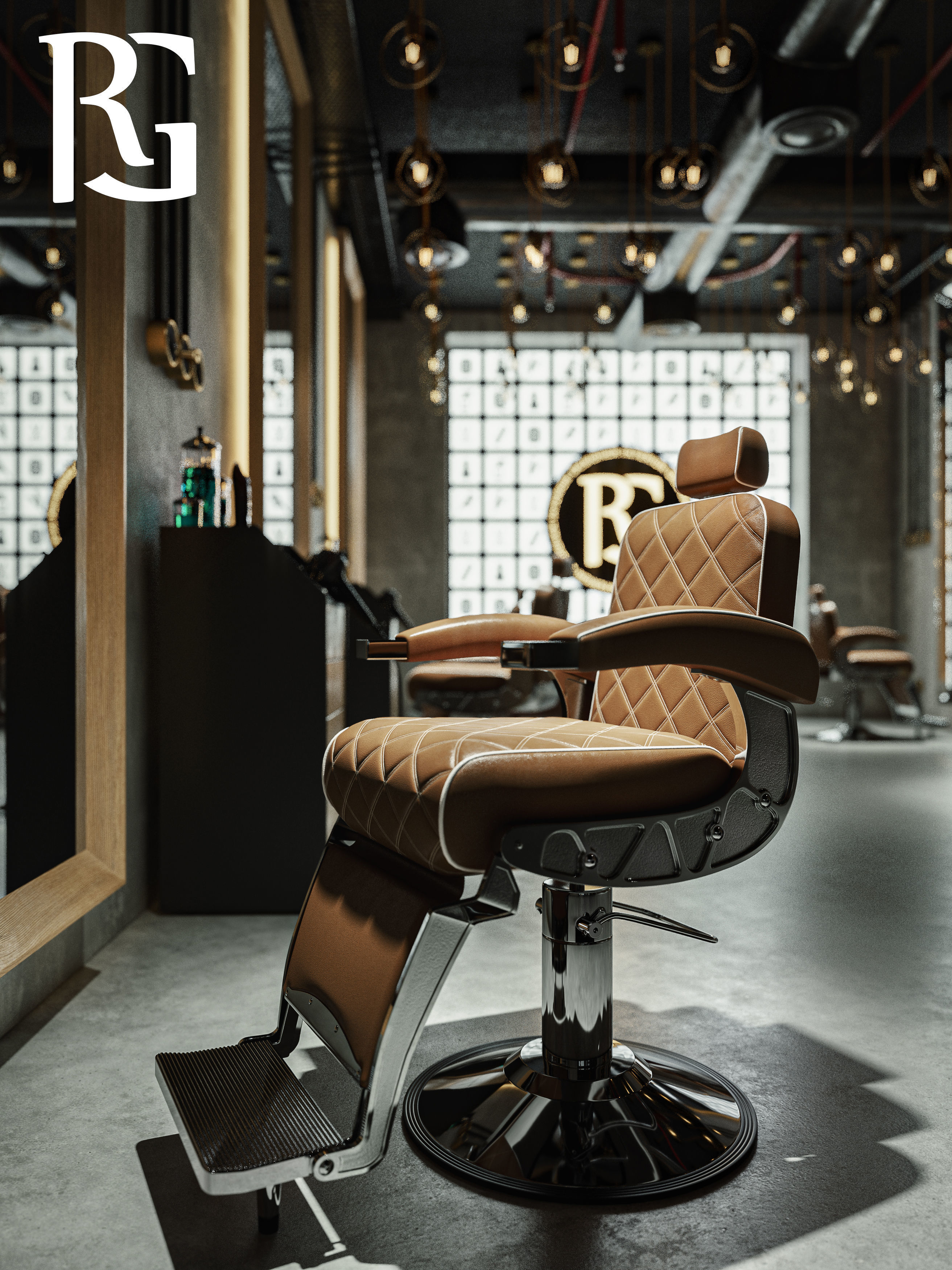 BARBER SHOP 1 3D model_6