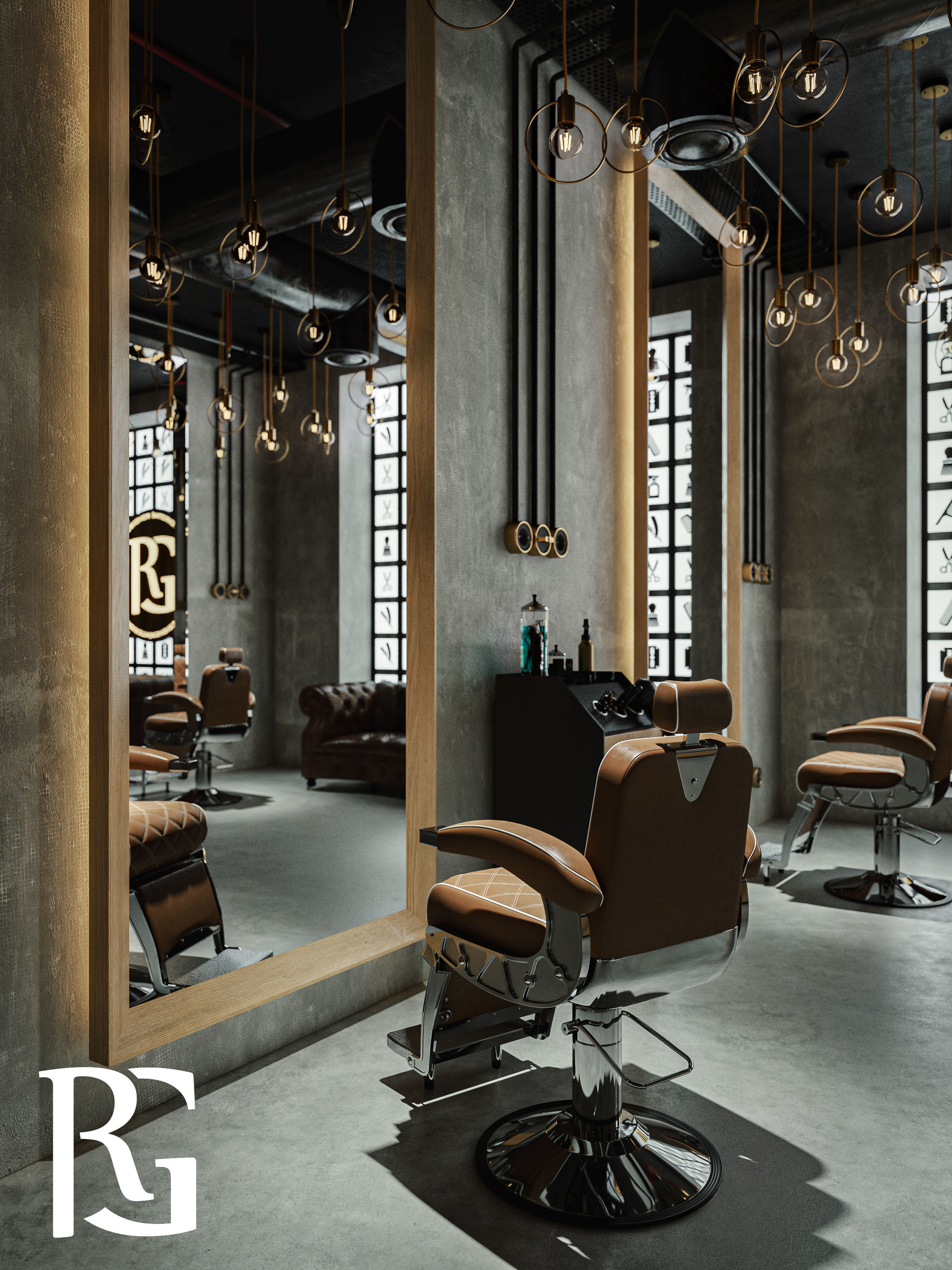 BARBER SHOP 1 3D model_10