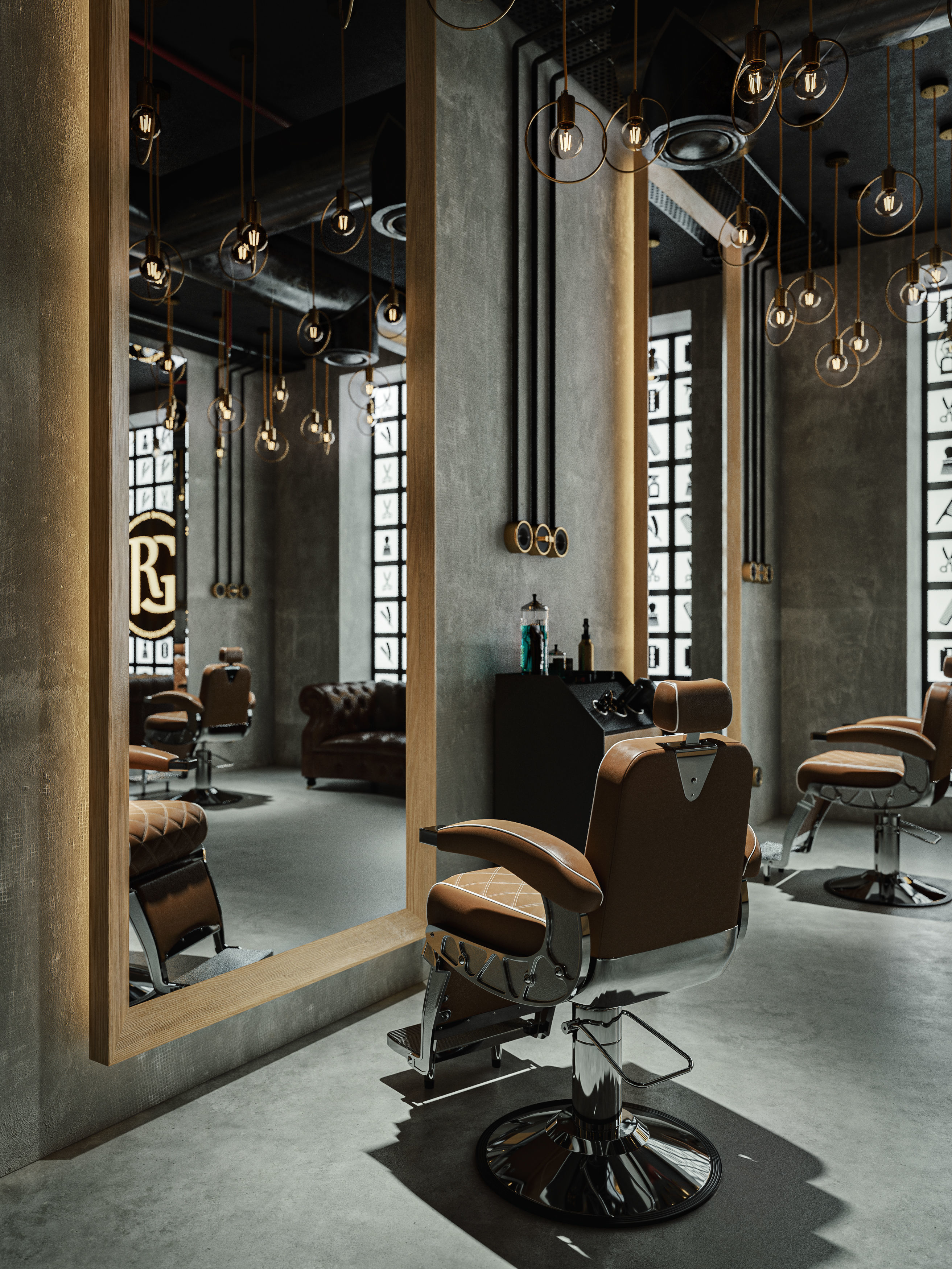 BARBER SHOP 1 3D model_9