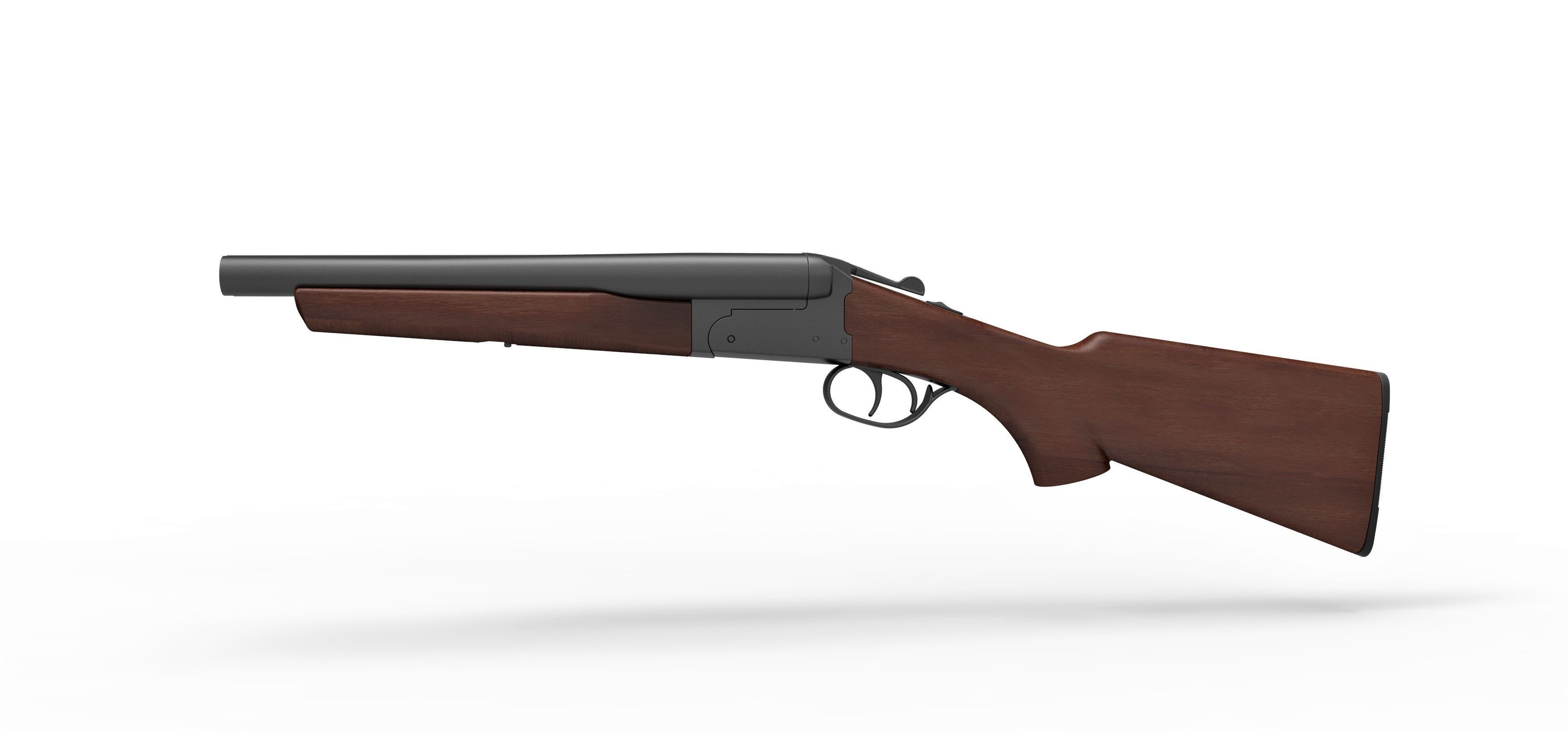 Double Barreled Shotgun Boomstick from The Evil Dead 3D model_7