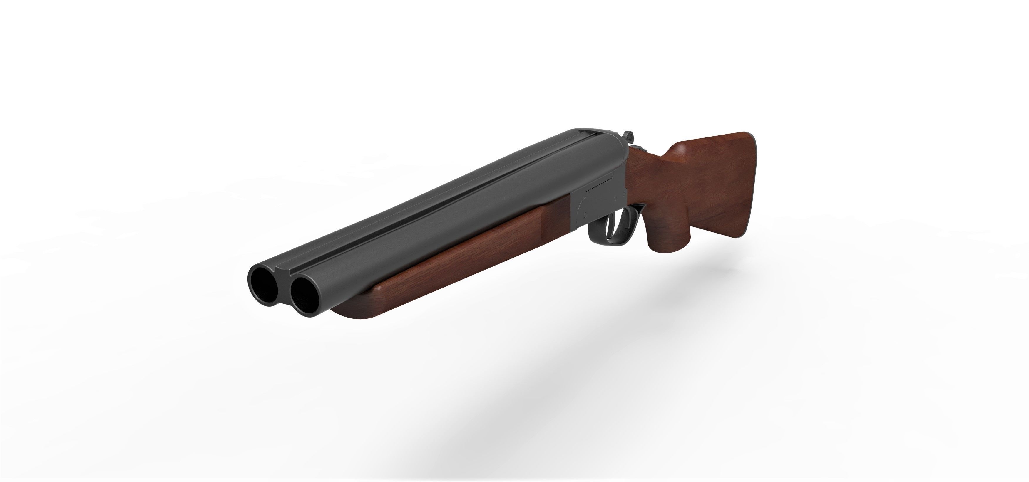 Double Barreled Shotgun Boomstick from The Evil Dead 3D model_3