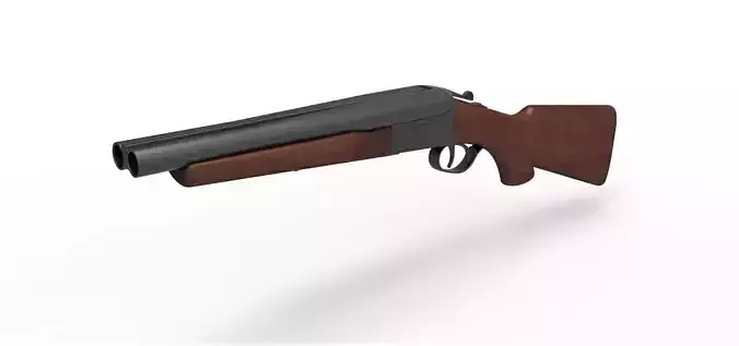 Double Barreled Shotgun Boomstick from The Evil Dead 3D model