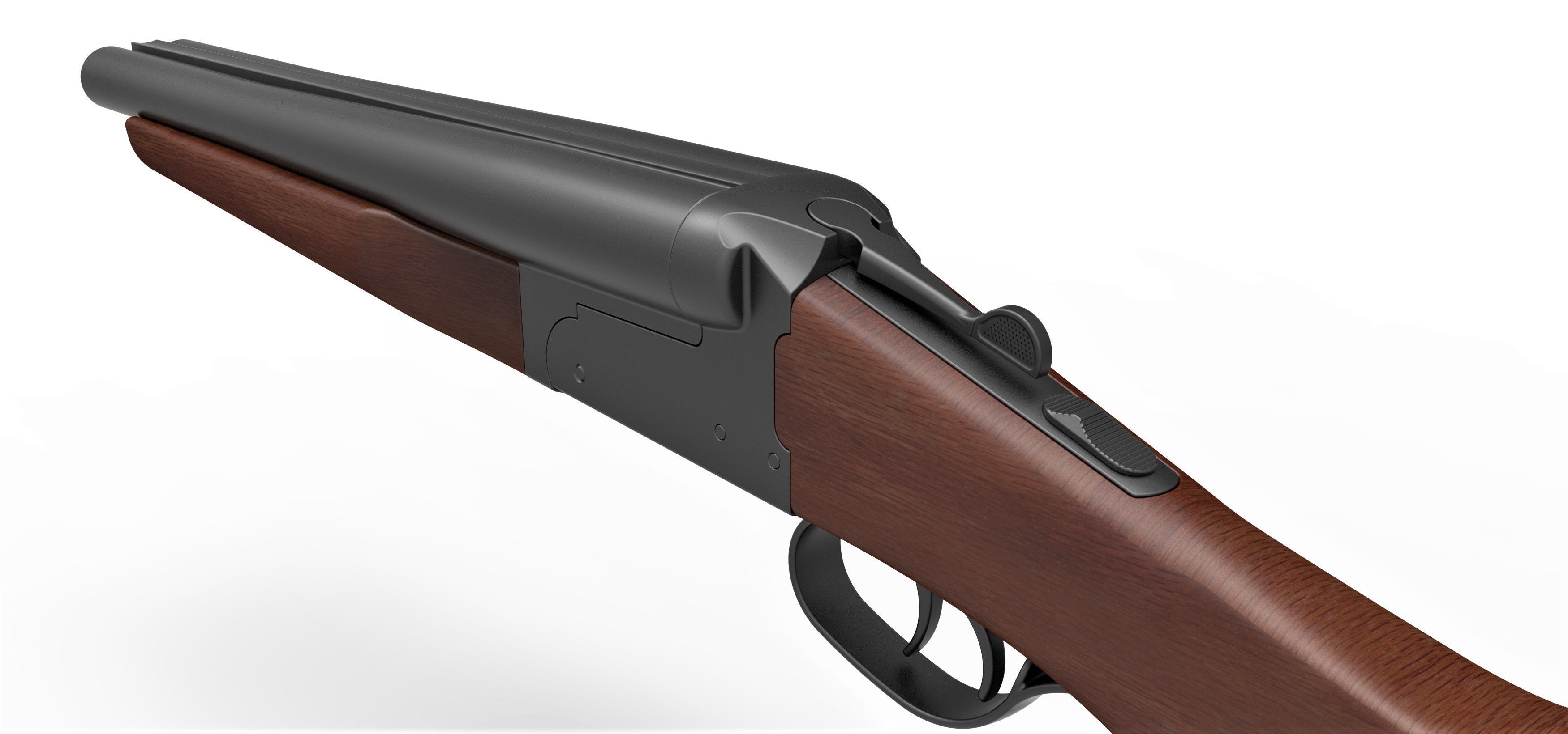 Double Barreled Shotgun Boomstick from The Evil Dead 3D model_13