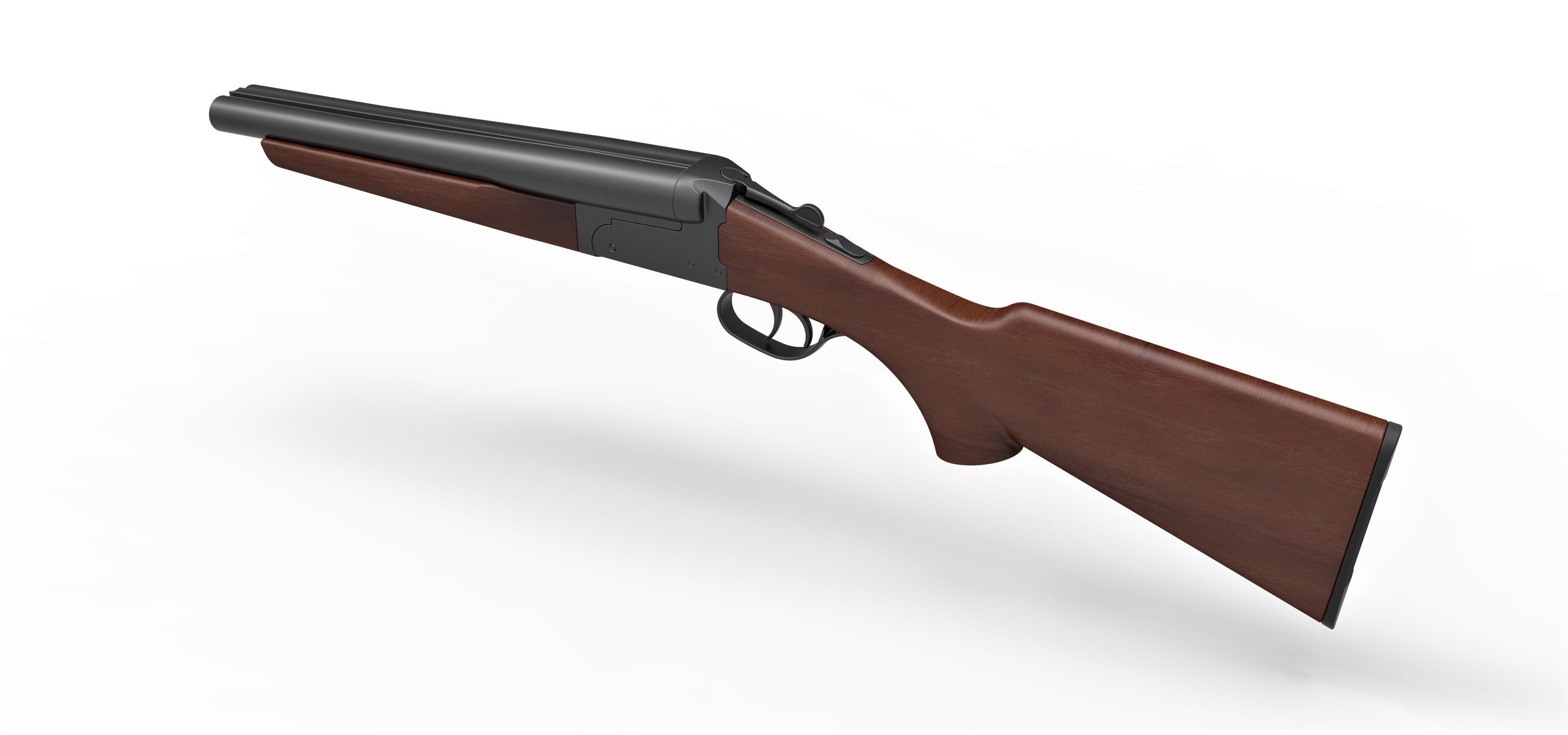 Double Barreled Shotgun Boomstick from The Evil Dead 3D model_10