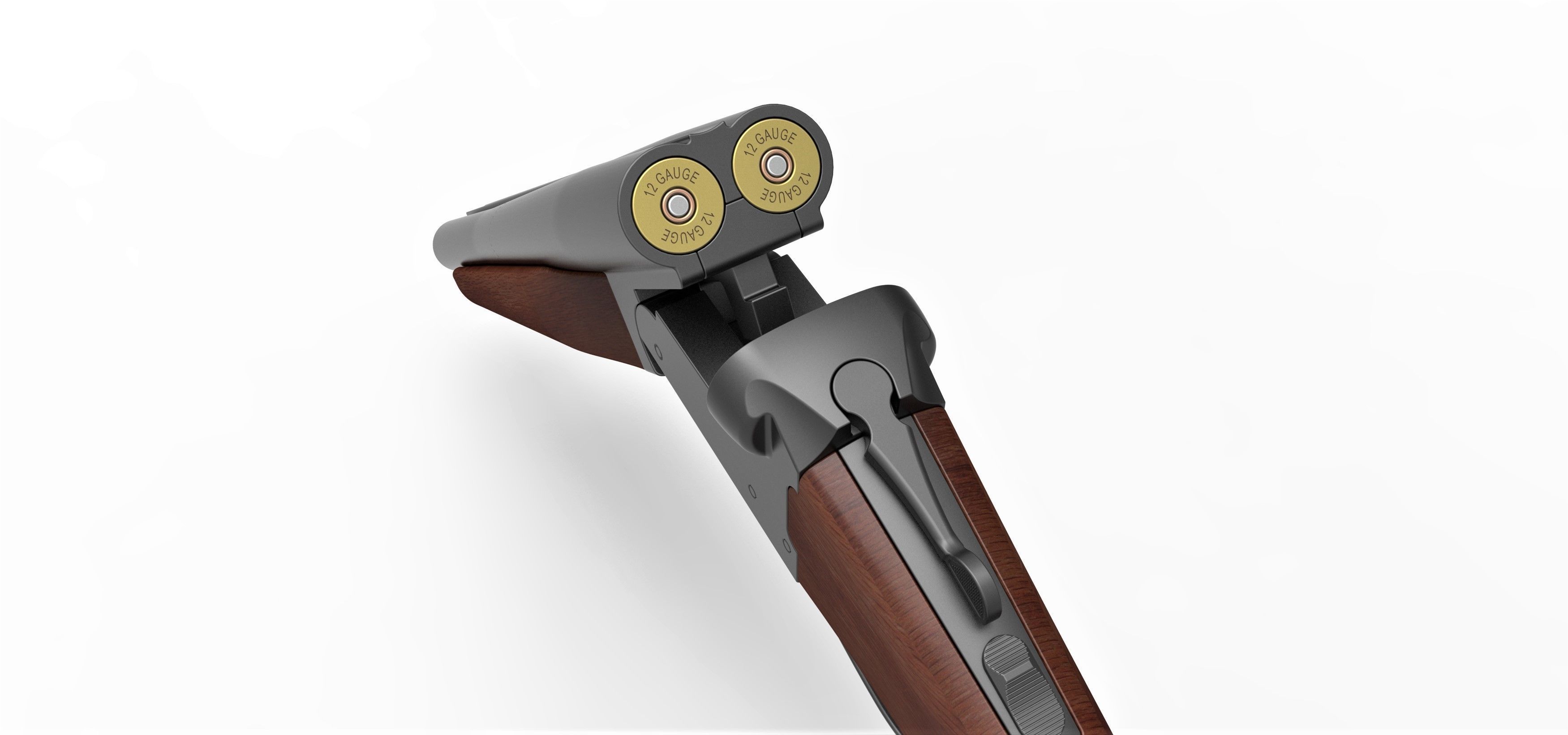 Double Barreled Shotgun Boomstick from The Evil Dead 3D model_15