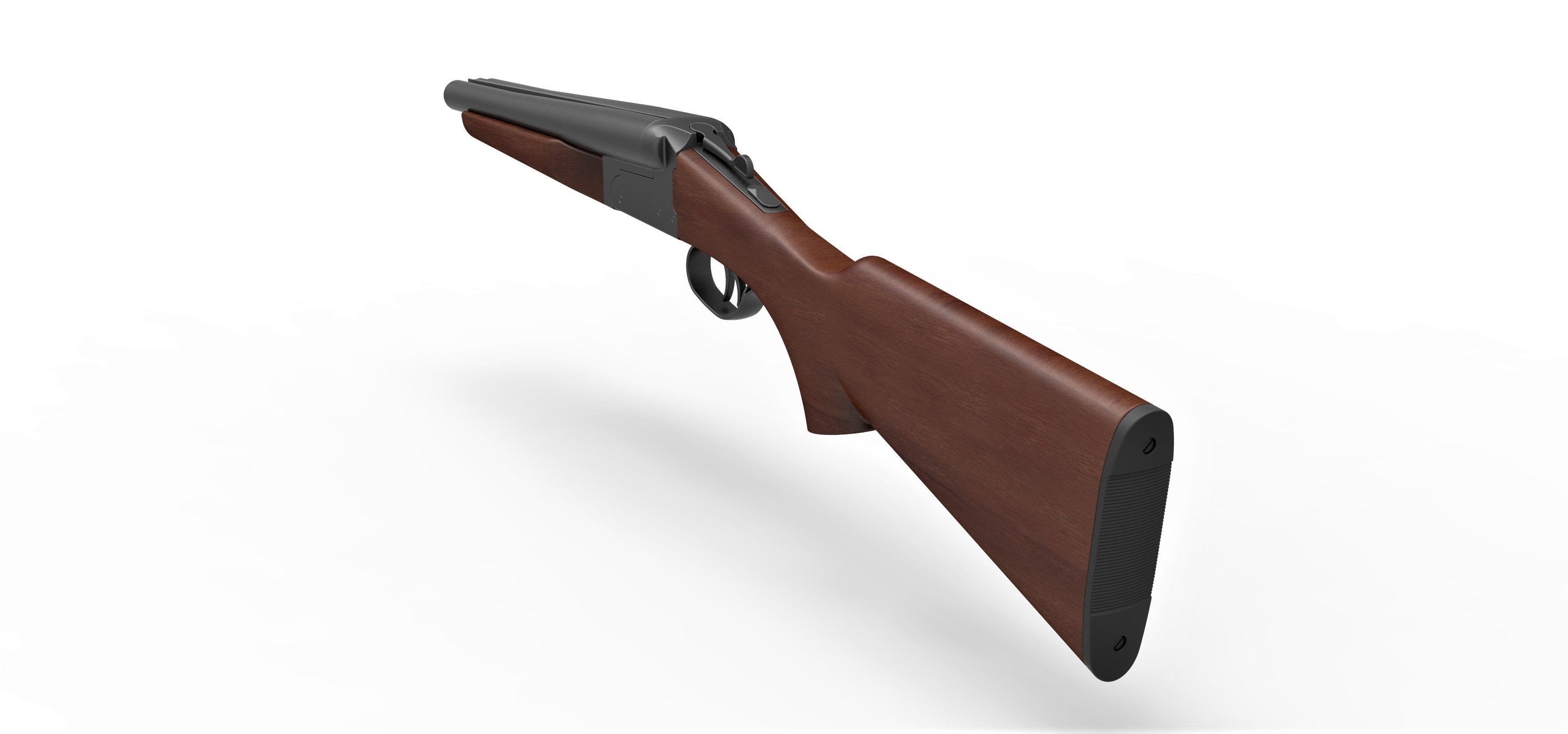 Double Barreled Shotgun Boomstick from The Evil Dead 3D model_11