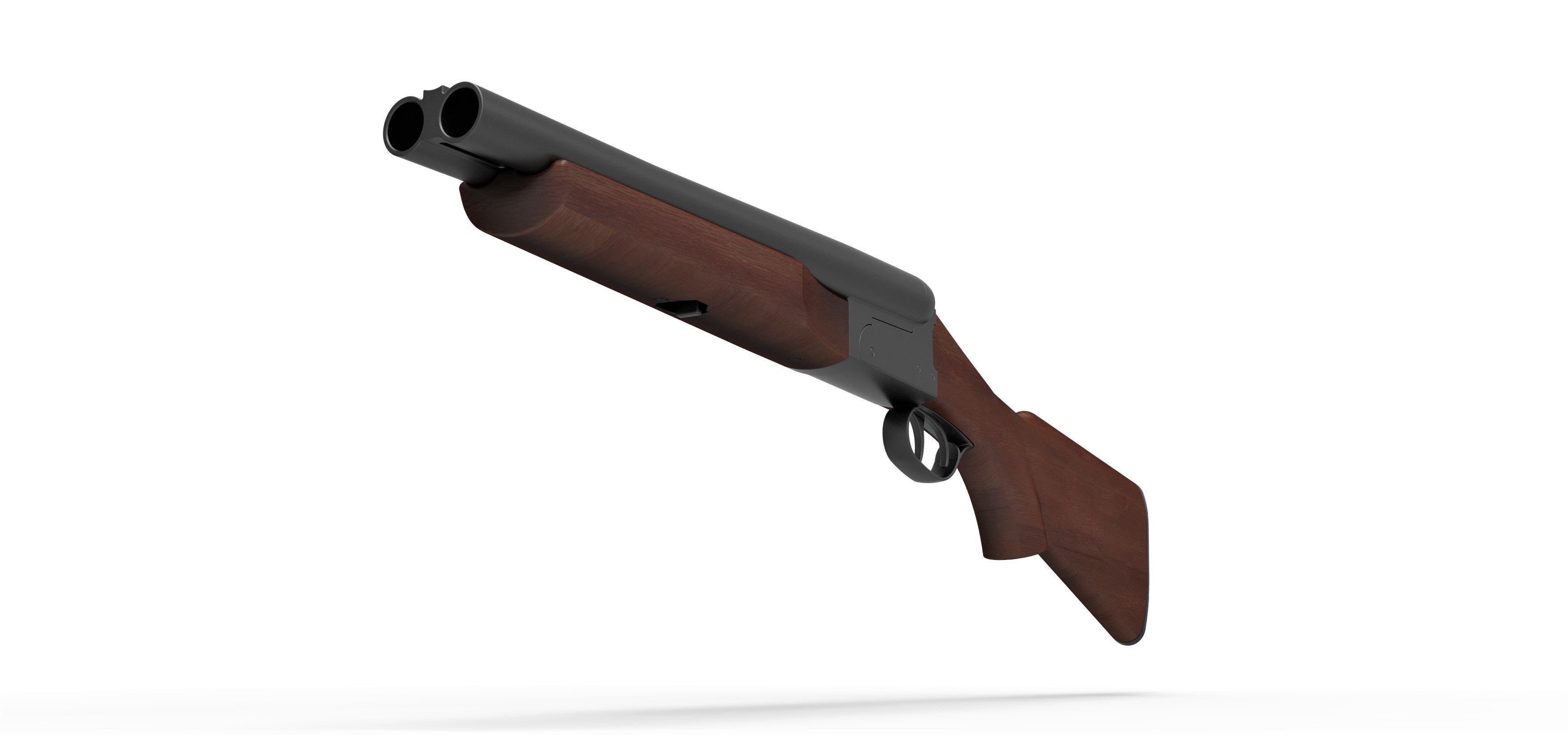 Double Barreled Shotgun Boomstick from The Evil Dead 3D model_4