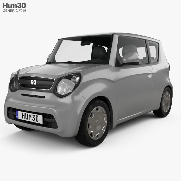 3d Model Generic Hatchback 3