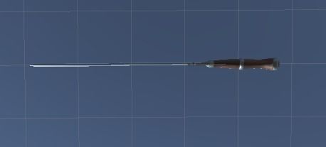 KukuriKnife knife with metal handle Low-poly 3D model_4