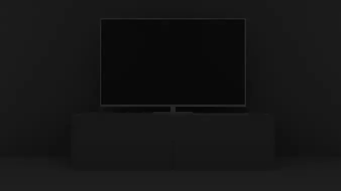 TV in Blender 3D model