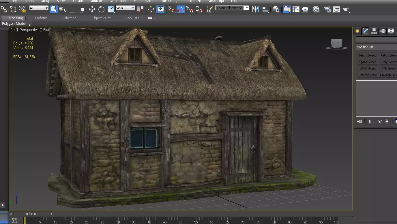 Middle Age Style House 3D model