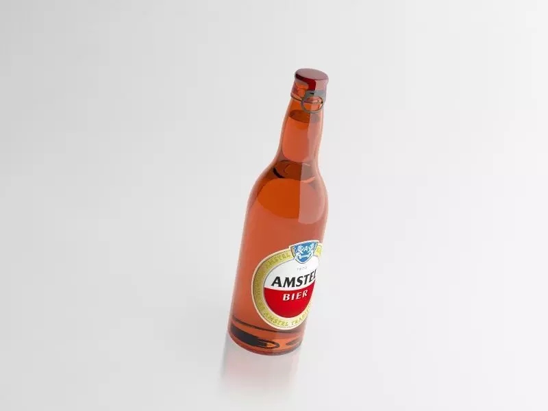 Beer bottle Free 3D model