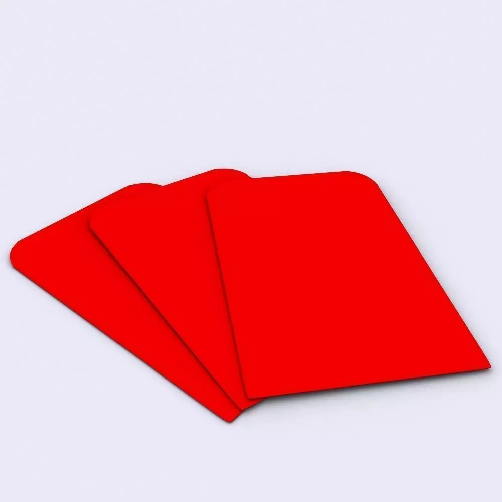 Red Envelope Gift Free 3D model_0