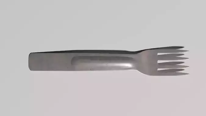 Fork Army Low-poly 3D model