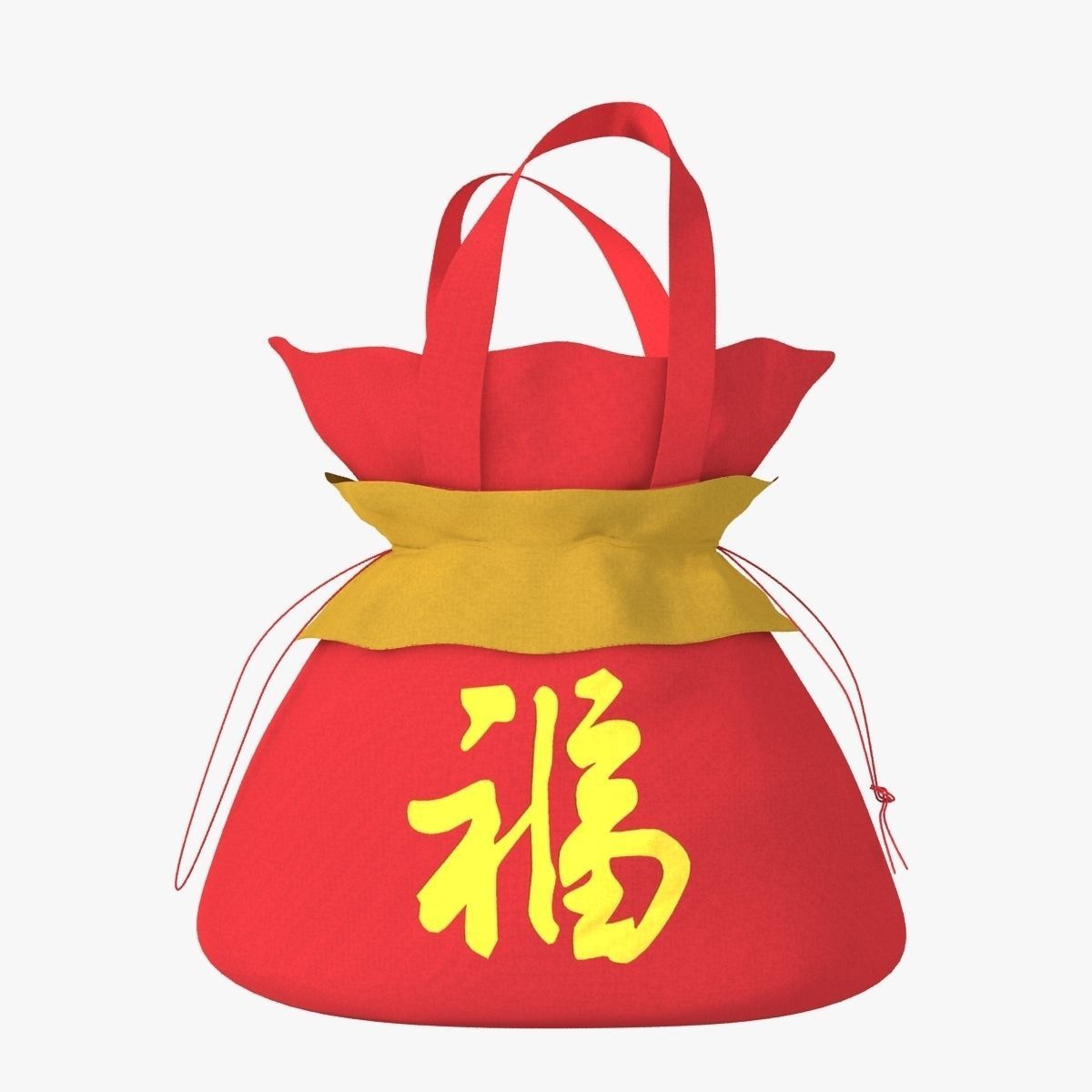 Chinese New Year Gift 3D model_3