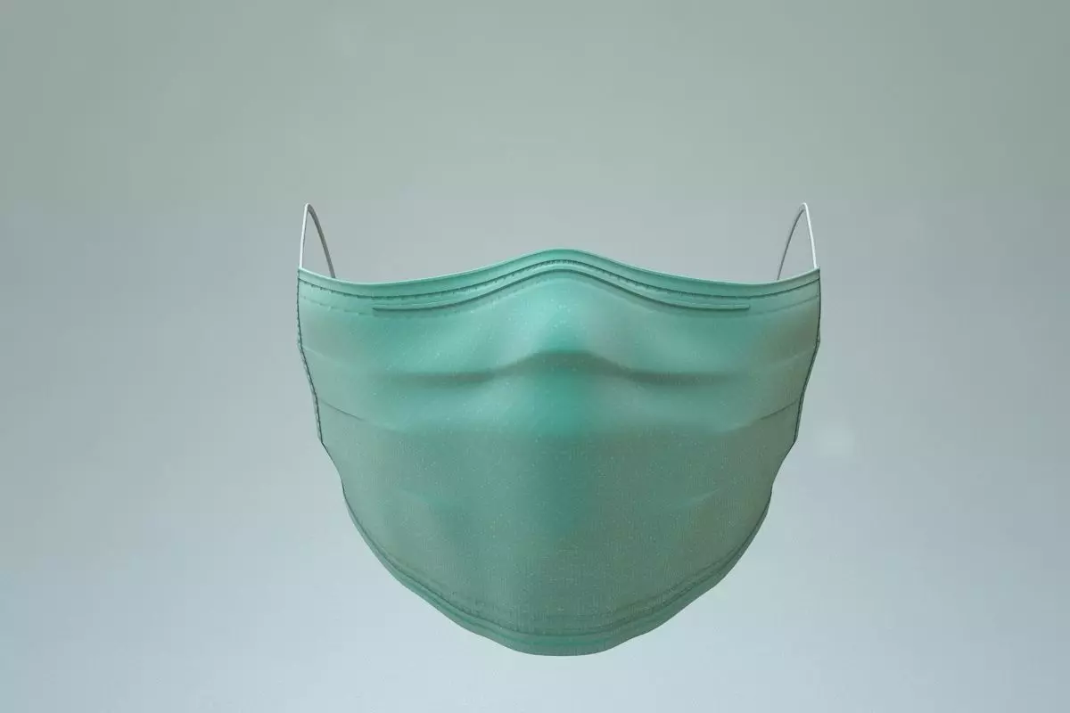 Surgical Mask 3D model_0