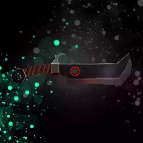 Hand Painted Sword Low-poly 3D model