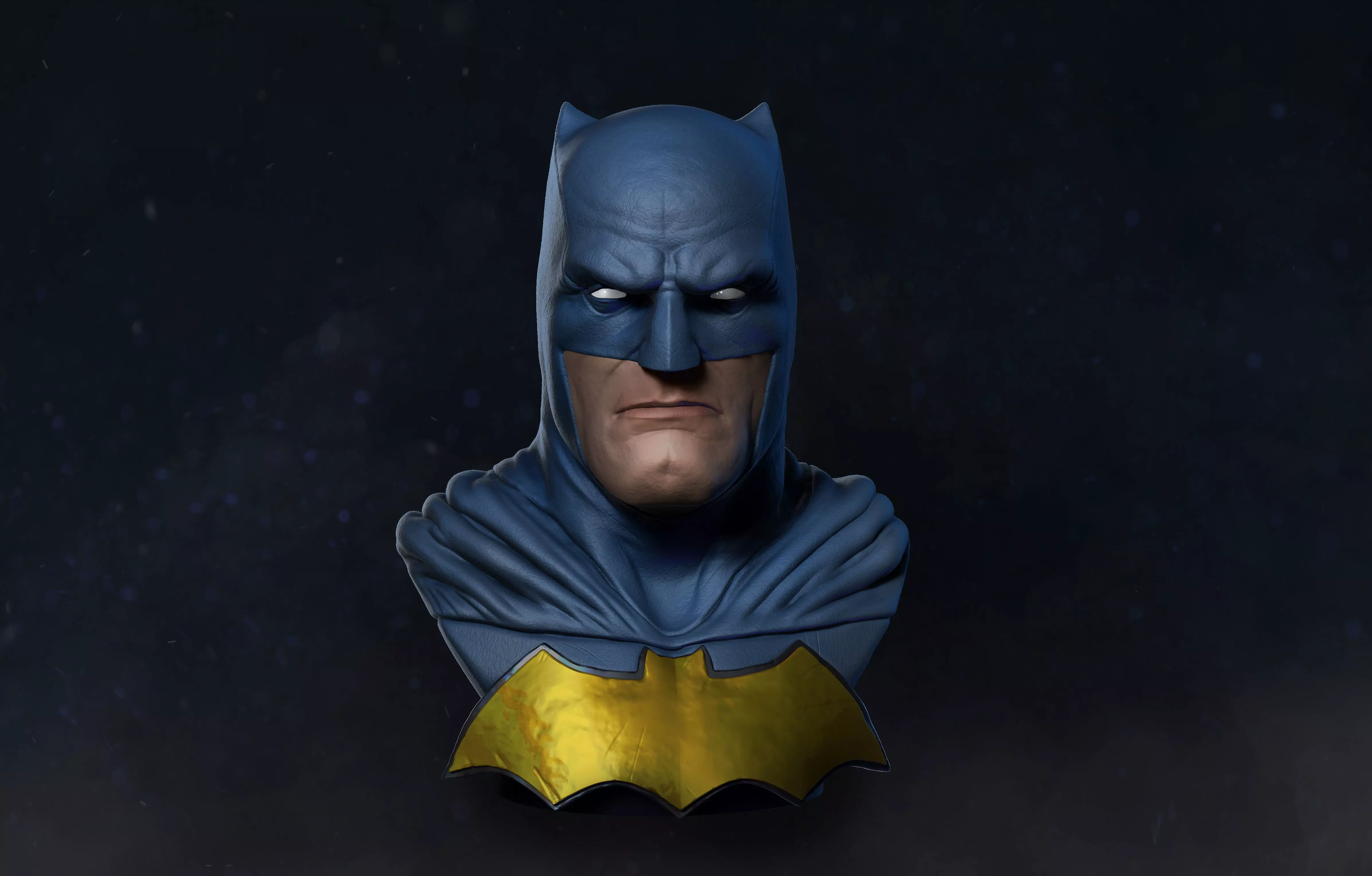 Stl Batman Bust 3D print model