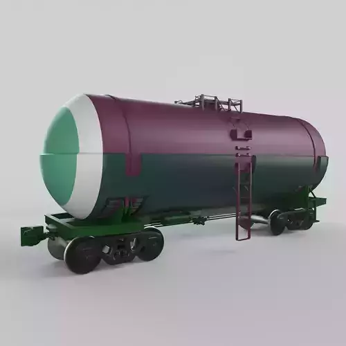 Railroad Tank Car 3D model