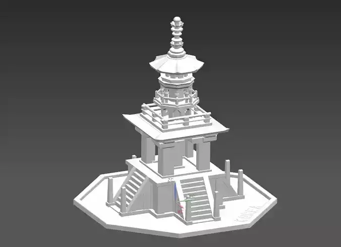 Da Bo Tap 3D model