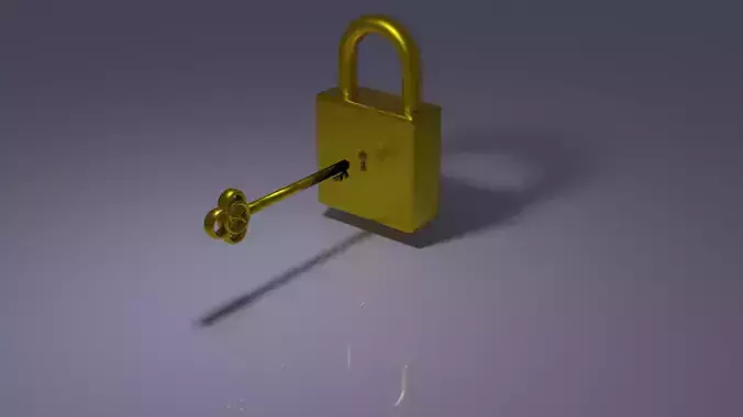 Padlock with Key