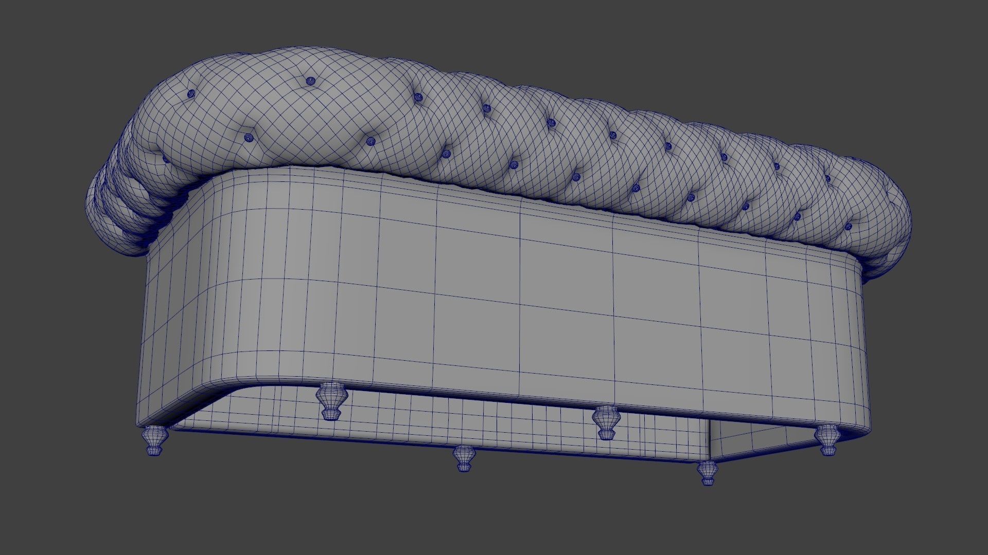 Chesterfield Sofa - 6 versions 3D model_8