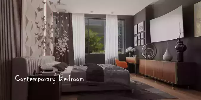 Bedroom 1 contemporary design