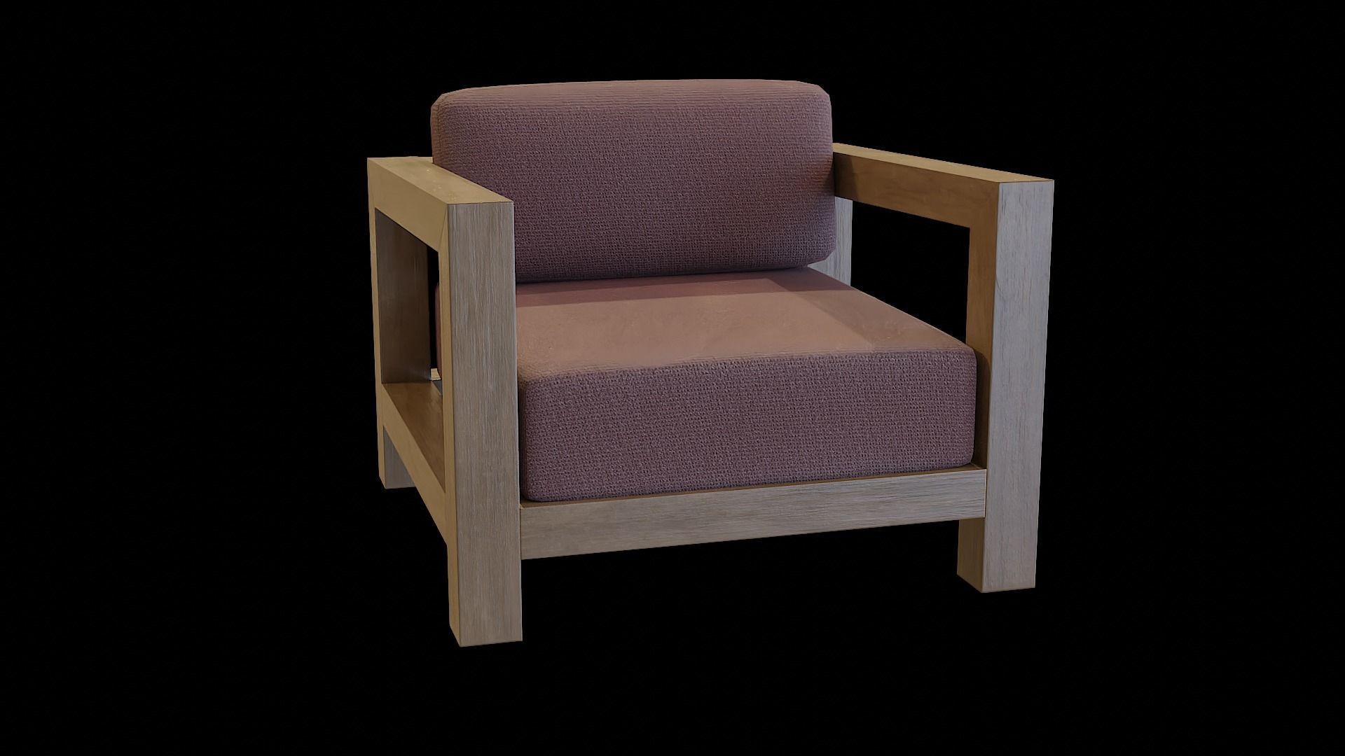 Veroda Angle Sofa 03 Low-poly 3D model_4