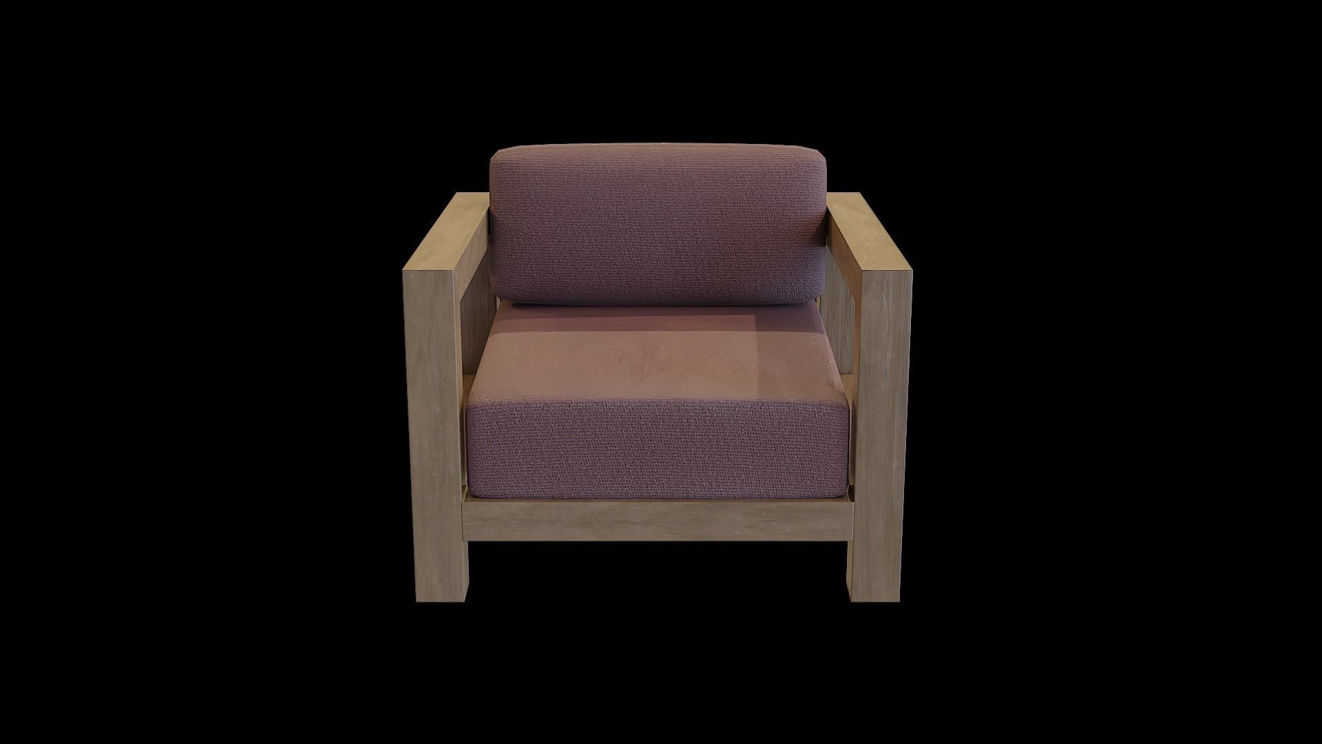 Veroda Angle Sofa 03 Low-poly 3D model_1