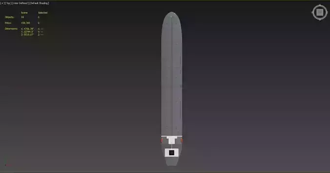 Tankers 3D model ship on screen Low-poly 3D model