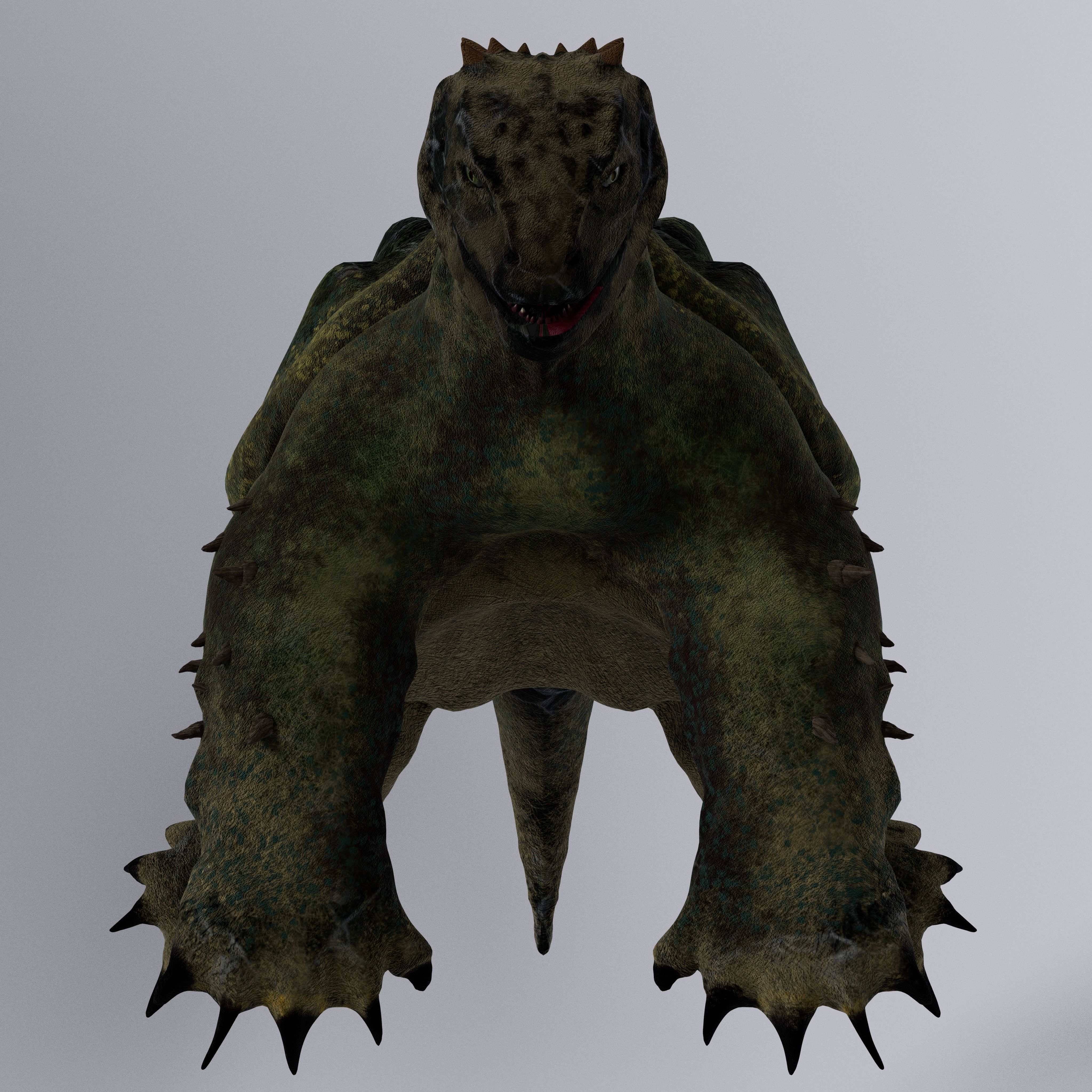 Turtle Creature 3D model_1