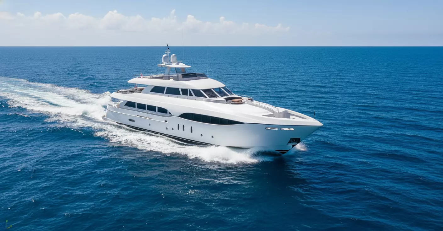 yacht 3d model motor boat showing front and boat Low-poly 3D model