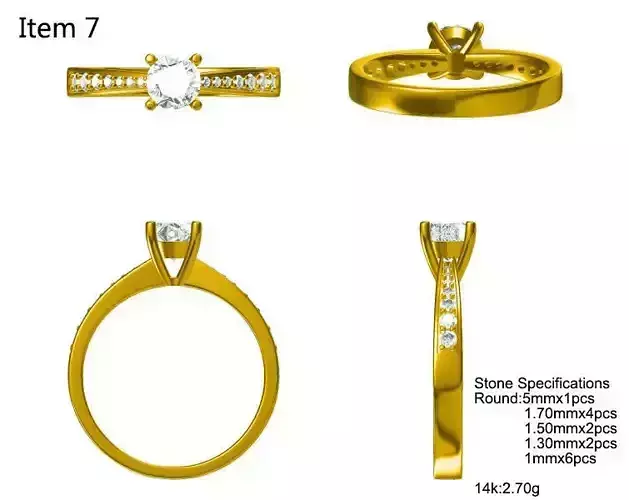 JCD minimalist round brilliant cut jcd jewellery design course