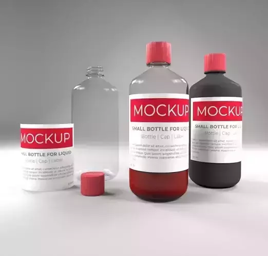 Plastic bottle with cup