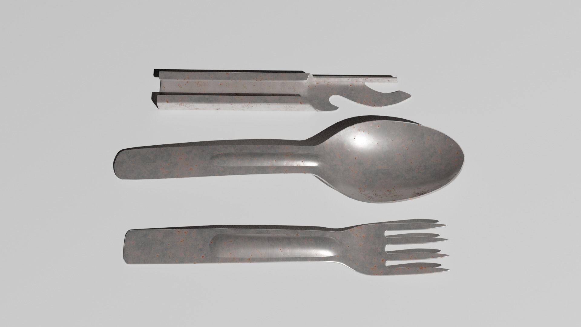 Mess kit for Army 3D Model Collection_1