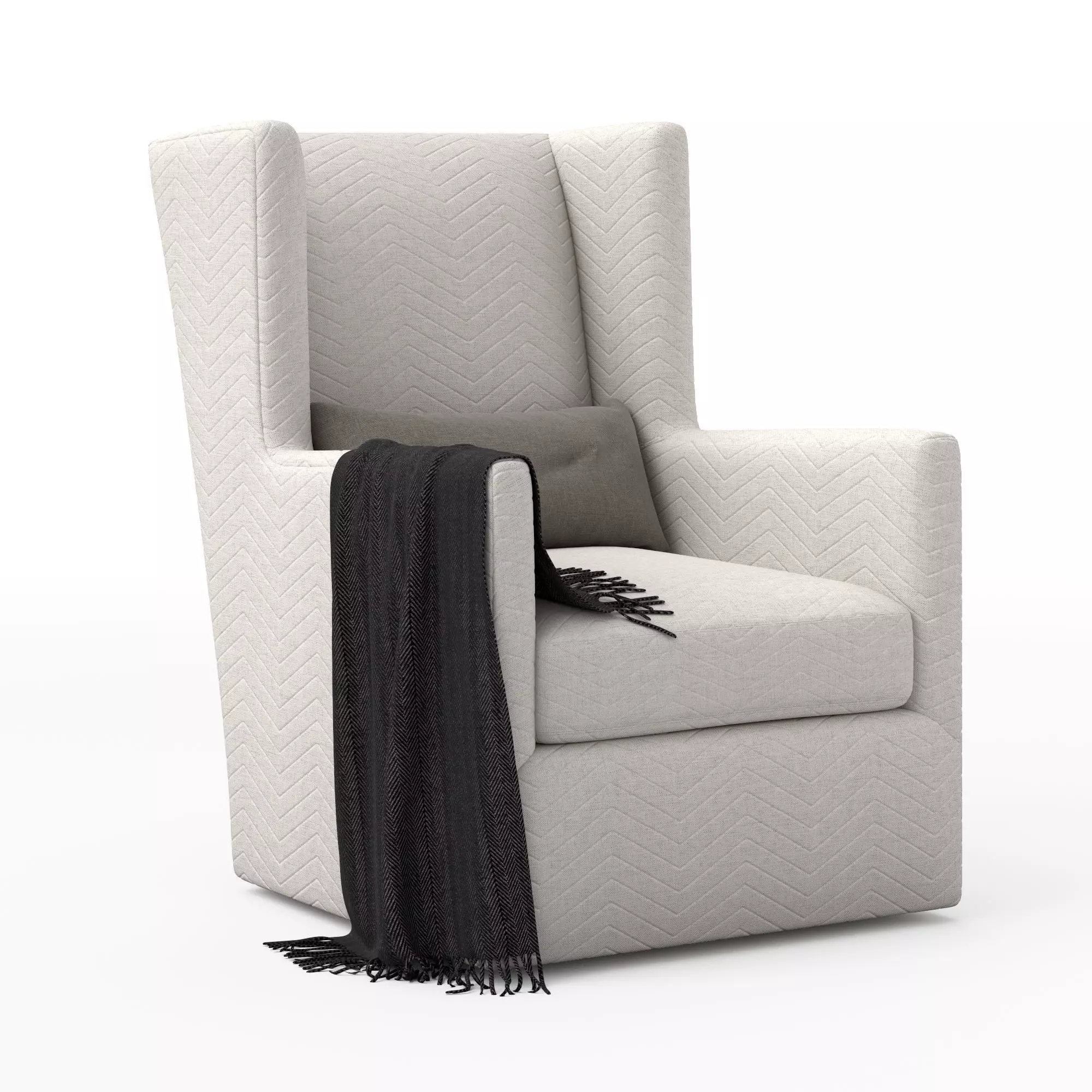 Sophia swivel chair 3D model_0