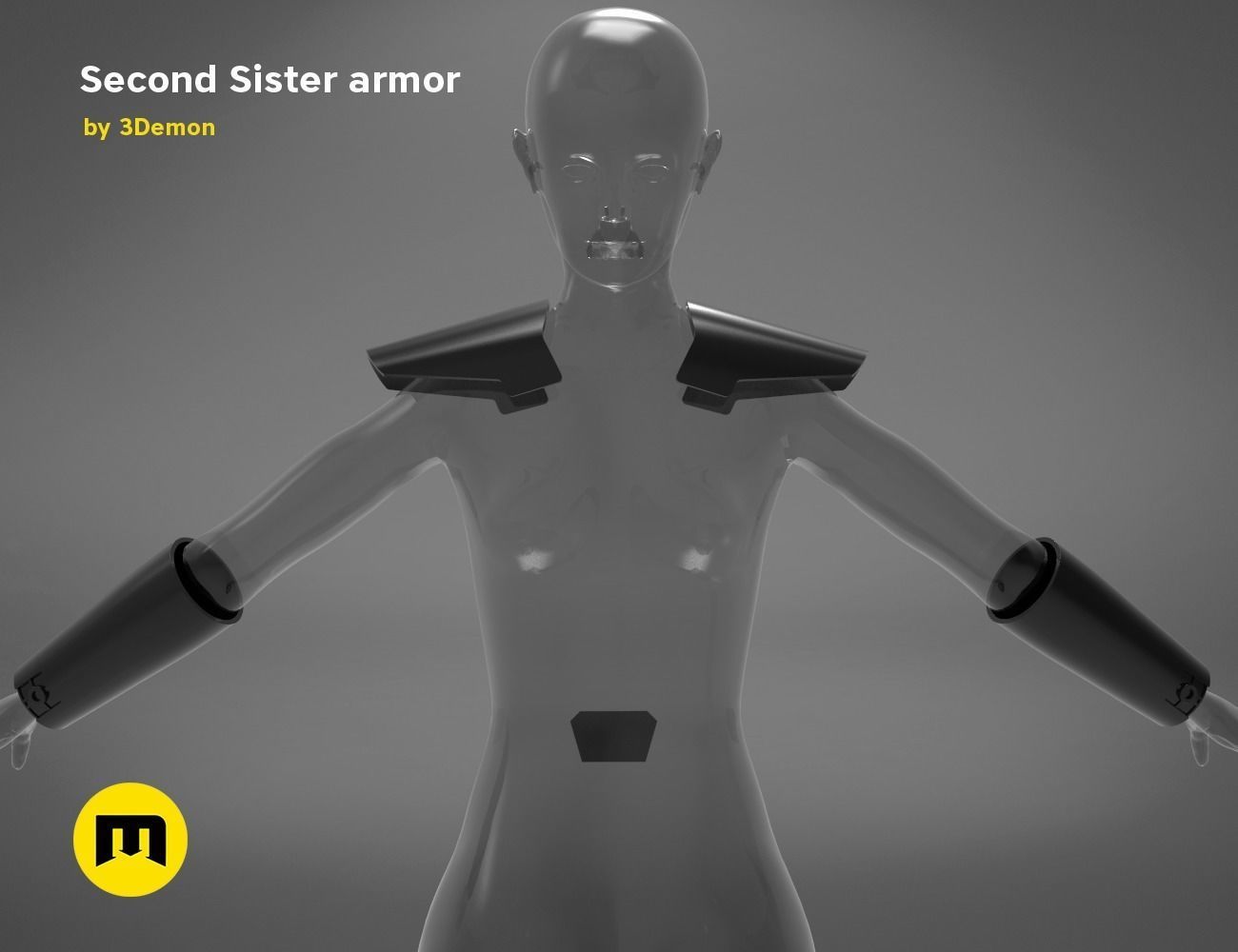 Second Sister Armor 3D print model_1