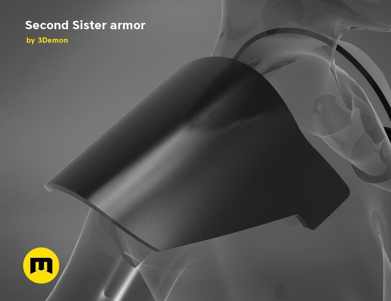 Second Sister Armor 3D print model_6