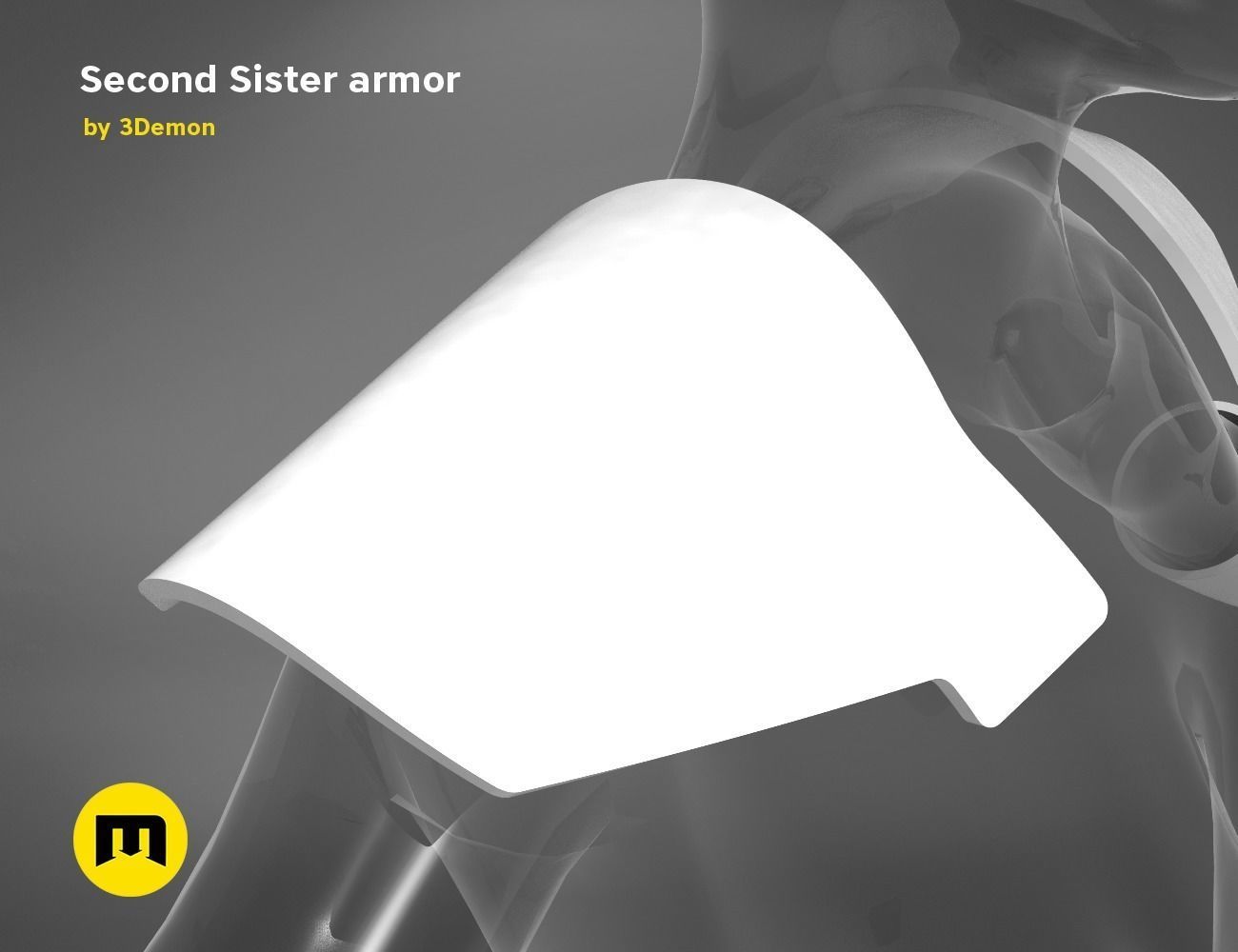 Second Sister Armor 3D print model_12