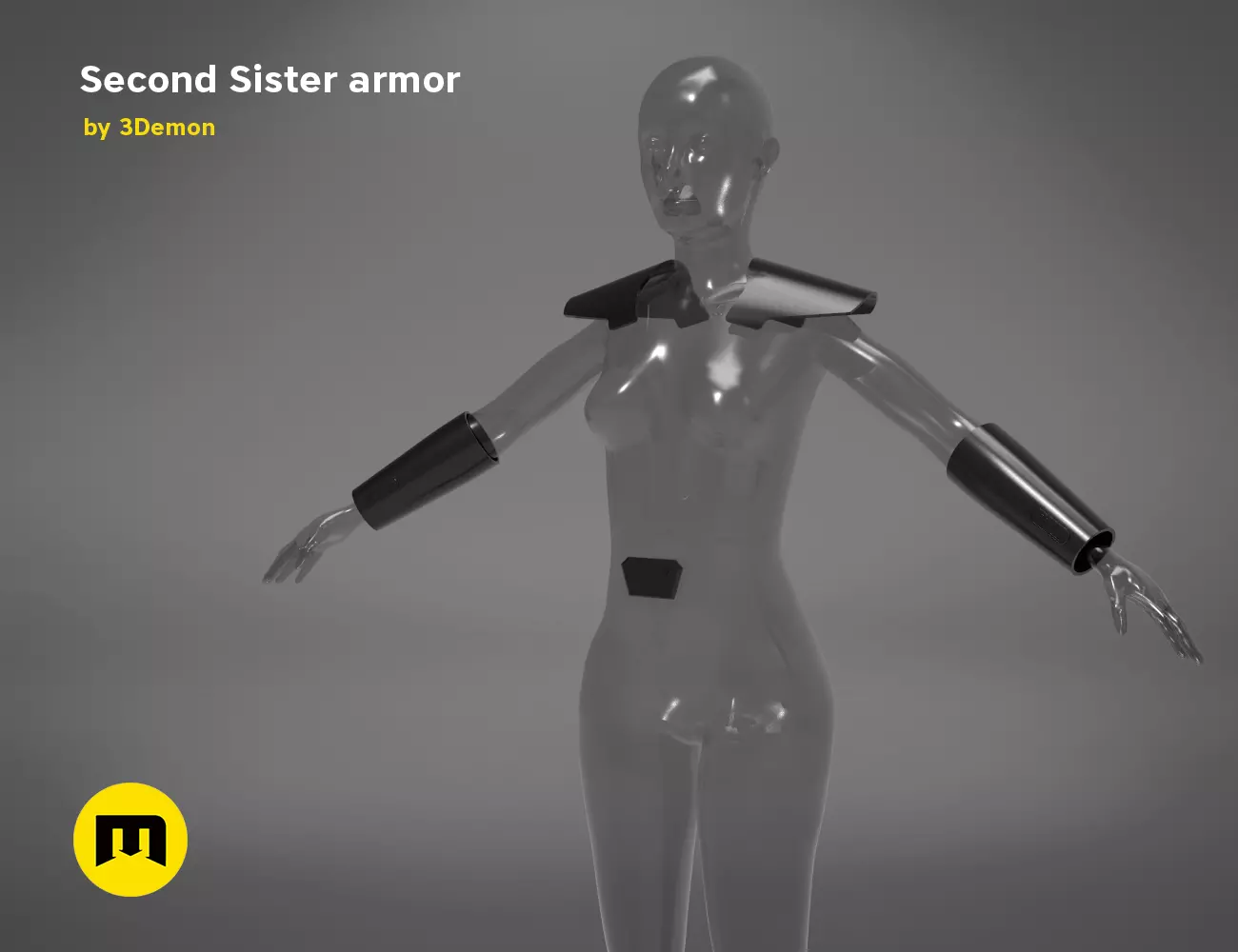 Second Sister Armor 3D print model_0