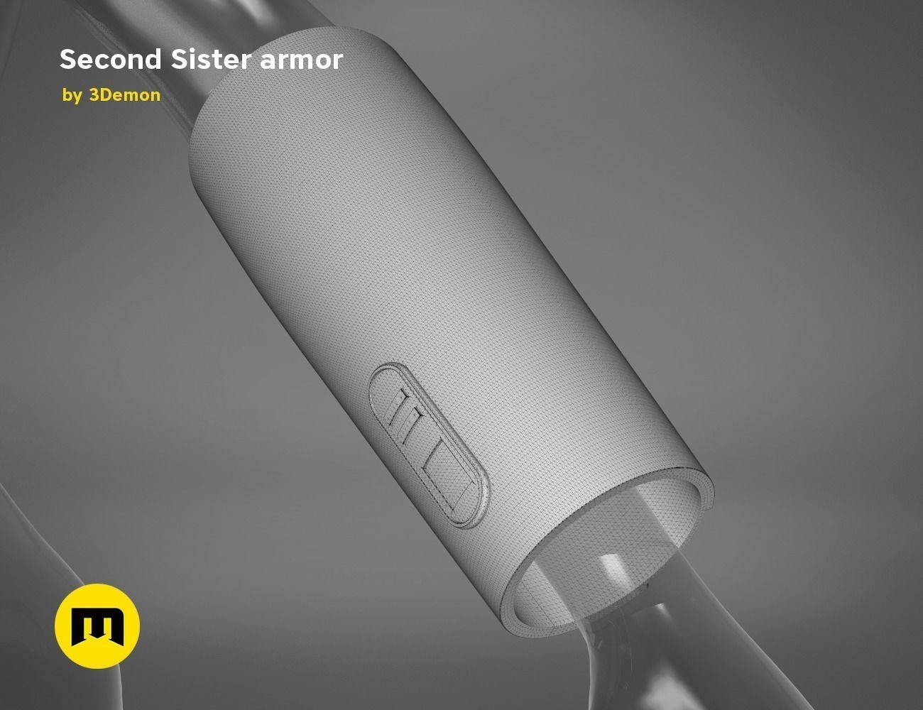 Second Sister Armor 3D print model_17