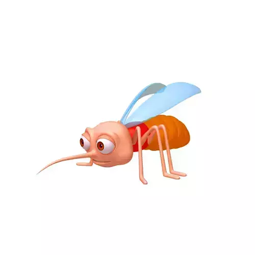 Mosquito Cartoon 3D model