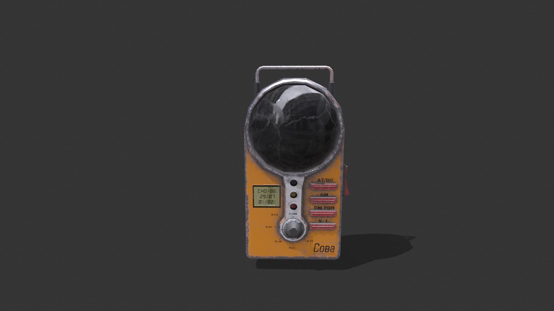 Detectors mobile phone Low-poly 3D model_8