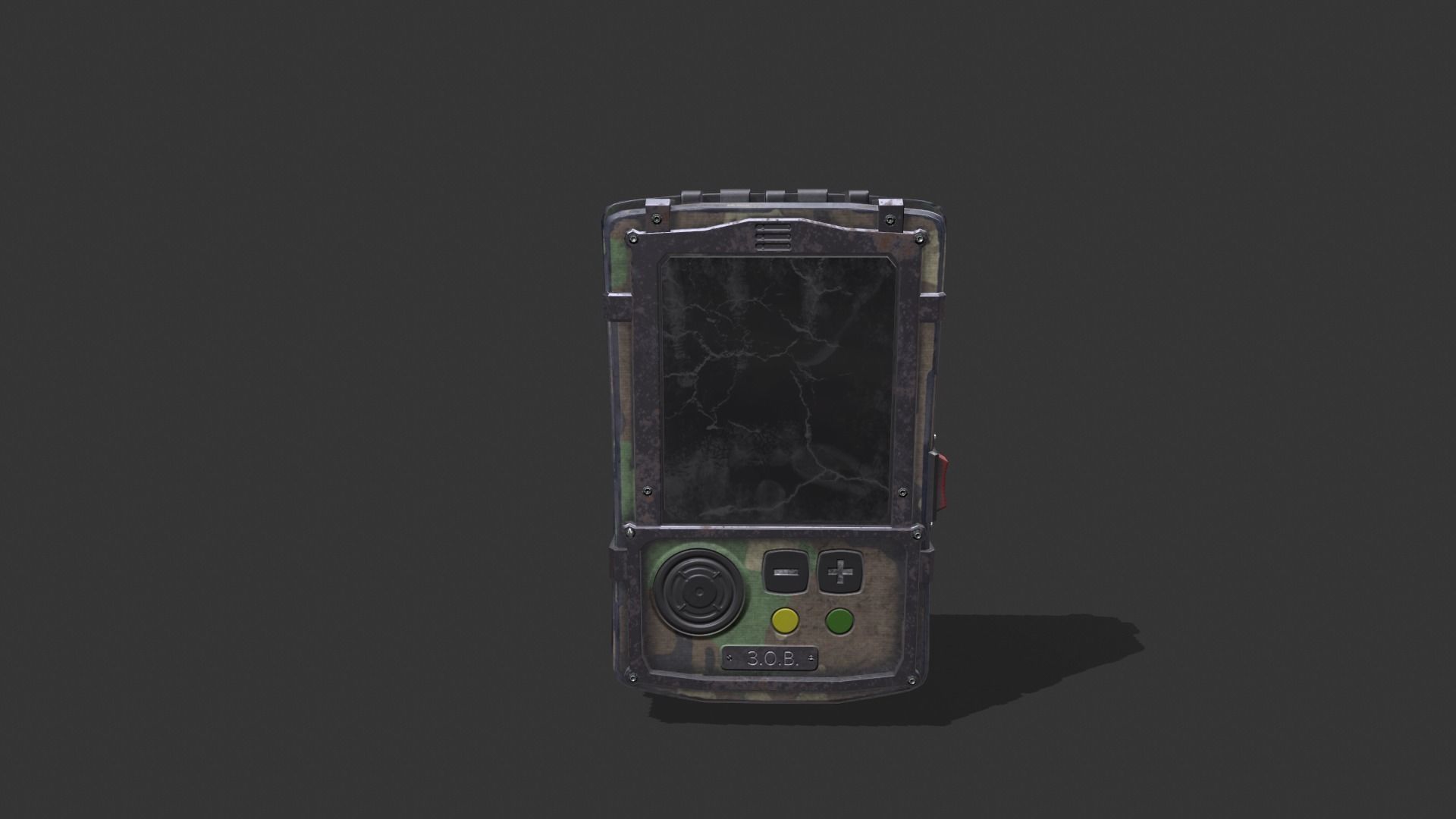 Detectors mobile phone Low-poly 3D model_7